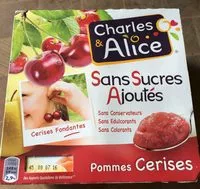 Mängden socker i Compote Pommes Cerises