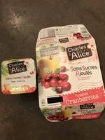 Mängden socker i Pommes Cranberries Sans Sucres Ajoutés