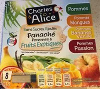 Mängden socker i Panaché pommes & fruits exptiques