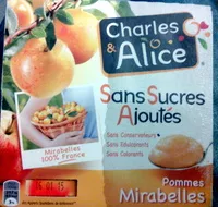 Mängden socker i Pommes Mirabelles SSA