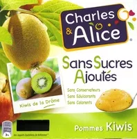 Compotes pommes kiwi