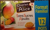 Mängden socker i Mangues fondantes sans sucres ajoutés