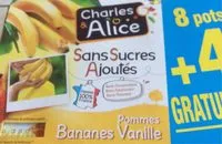 Mängden socker i Compote Pommes Bananes Vanille