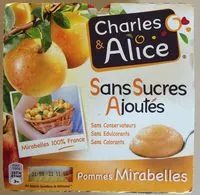 Mängden socker i Pommes Mirabelles Sans Sucres Ajoutés
