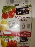 Mängden socker i Pommes Framboises sans sucres ajoutés