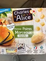 Mängden socker i Pommes Poires Morceaux Vanille - Sans Sucres Ajoutés