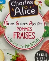Mängden socker i Pommes Fraises Touche de menthe