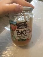 Mängden socker i Purée de pommes sans sucres ajoutés issue de l’agriculture biologique