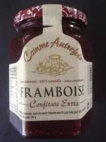 Mängden socker i Framboise confiture extra