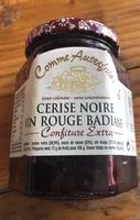 Mängden socker i Confiture Extra Cerise noire Vin Rouge Badiane