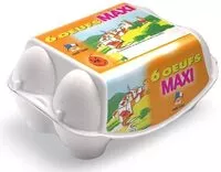 Mängden socker i 6 maxi œufs