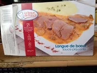 Mängden socker i Langue de bœuf sauce piquante