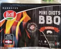 Mängden socker i Mini Diots BBQ chorizo