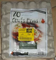 Mängden socker i oeufs frais