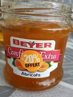 Mängden socker i Confiture extra abricots BEYER