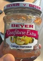 Mängden socker i Confiture Extra coings morceaux