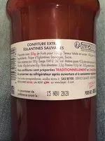Mängden socker i Confitures églantine Sauvage