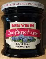 Mängden socker i Confiture Extra Myrtilles Sauvages