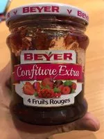 Mängden socker i Confiture 4 fruits rouges