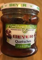 Mängden socker i Confiture bio quetsches