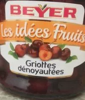 Mängden socker i Griottes deboyautees