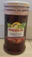 Mängden socker i Griottes Dénoyautées Au Sirop Beyer, Bocal De 660ML,