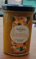 Mängden socker i Confiture bio équitable mangue noix de Coco