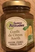 Mängden socker i Confit de citron Aneth