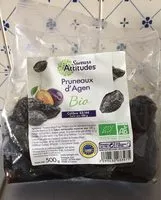 Mängden socker i Pruneaux d'Agen bio