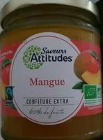 Mängden socker i Confiture Extra Mangue 60% Bio