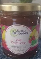 Mängden socker i Poire Framboise Saveurs Attitudes