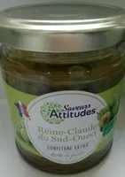 Mängden socker i Confiture extra Reine-Claude du sud ouest
