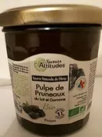 Mängden socker i Pulpe de pruneaux