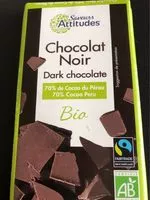 Mängden socker i Chocolat noir bio 70% cacao du Pérou
