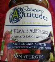 Mängden socker i Sauce tomate aubergine Bio