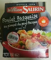 Mängden socker i Poulet Basquaise au piment du pays basque et son riz