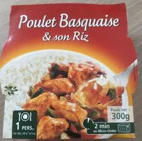Mängden socker i Poulet basquaise & son riz