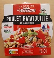 Mängden socker i Poulet ratatouille et son boulgour