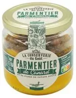 Mängden socker i Parmentier de canard et sa purée de patate douce