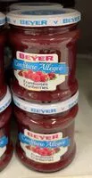 Mängden socker i Confiture allégée Framboise Cranberries