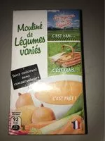 Mängden socker i Bouillon de légumes moulinés