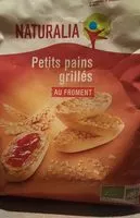 Mängden socker i Petits pains grillés au froment