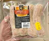 Mängden socker i Andouillettes de Bretagne Natures