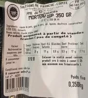 Mängden socker i MORTEAU