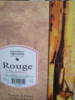 Mängden socker i rouge vin de table