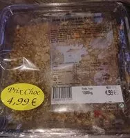 Mängden socker i Salade de lentilles aux petits légumes