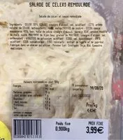 Mängden socker i Salade de celeri remoulade