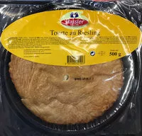 Mängden socker i Tourte au Riesling