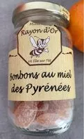 Mängden socker i Bonbon au miel des pyrenees