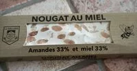 Mängden socker i Nougat Catalan Aux Amandes Et Miel 100GR